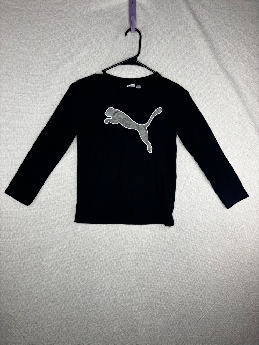 Puma black long sleeve boys size 7